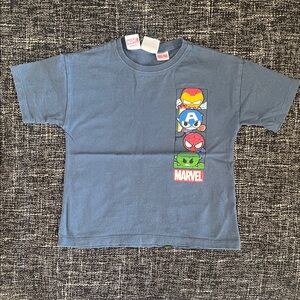 Marvel Kids Navy Superhero T-Shirt